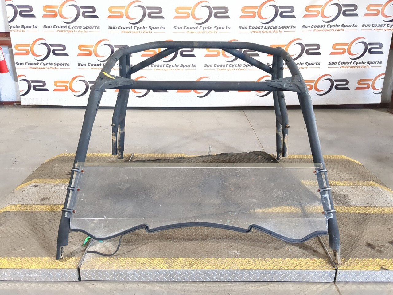 14-15 Can Am Maverick 1000R X XC DPS Roof Roll Cage Support w/ Half Windshield