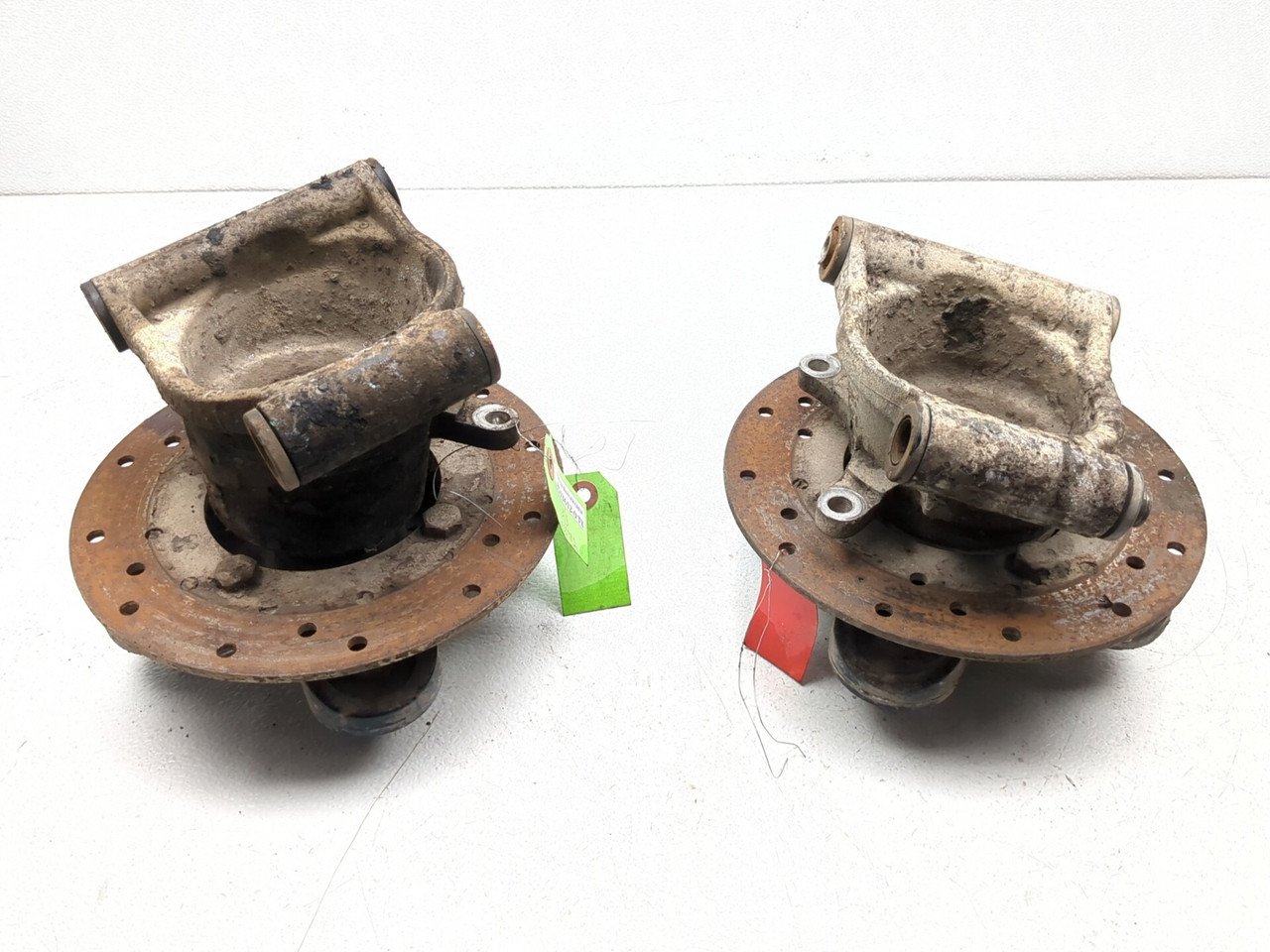 15-18 Polaris Ranger Crew Diesel Rear Left Right Knuckle Assembly Set 5138052