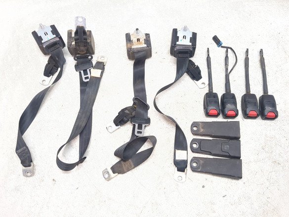 16-26 Polaris General 1000 Front Rear Seat Belt Set