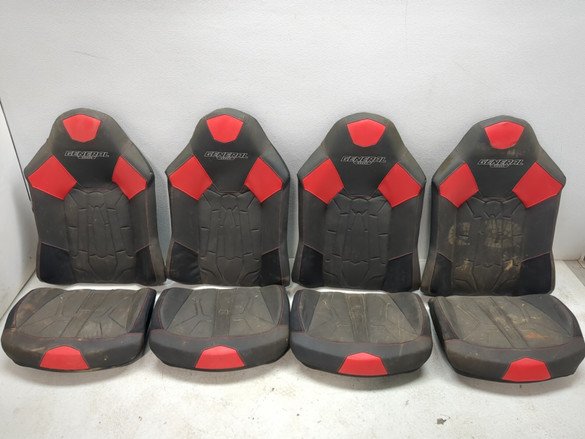 16-26 Polaris General 1000 Front Rear Seat Set 2686887-070