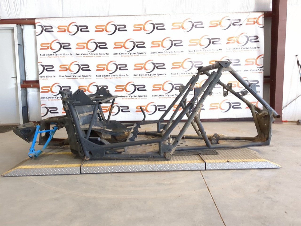 17-25 Can Am Maverick X3 Turbo DS Main Frame Chassis With Upper A Arm BOS