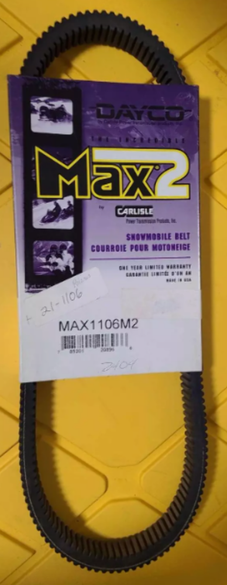 1999-2004 Polaris Snowmobile Max Clutch Drive Belt DAYCO 1106M2