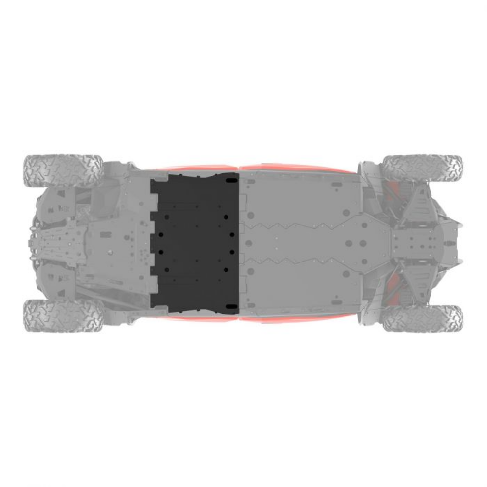 2019 Can-Am Maverick Sport Max 1000 New OEM Central Skid Plate 715004272