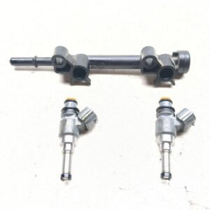 24-26 Kawasaki Ninja EX500 Fuel Injector Rail Set 49044-0013 49033-0047