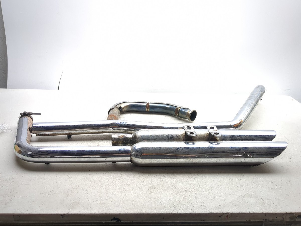 98-04 Kawasaki VN1500 Vulcan Nomad FI JARDINE Full Exhaust Header Pipe Muffler