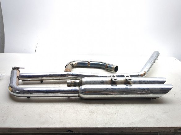 98-04 Kawasaki VN1500 Vulcan Nomad FI JARDINE Full Exhaust Header Pipe Muffler