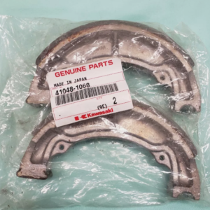 KAWASAKI NOS OEM Rr/Frt Brake Shoe 83-11 KLT KDX KLF KSF KFX 41048-1068