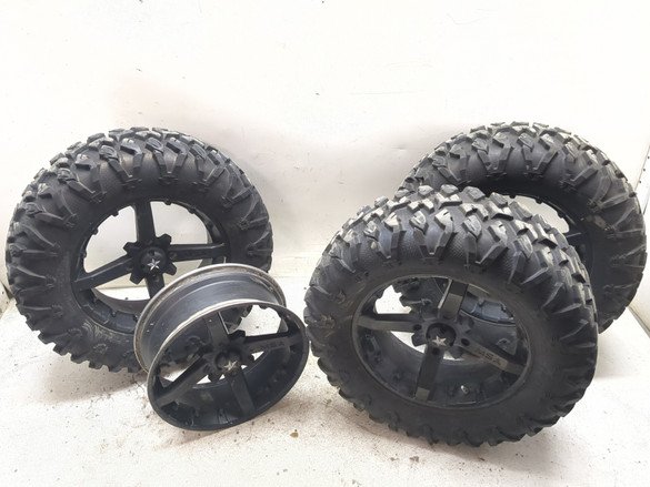 MSA M20 Kore Front Rear Tire 33X10-18R Wheel Rim 18X7.00 Straight Set